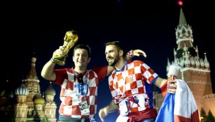 Aficionados de Croacia emocionados por la Gran Final de Rusia 2018