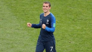 Antoine Griezmann, feliz tras ganar la Copa del Mundo de Rusia 2018