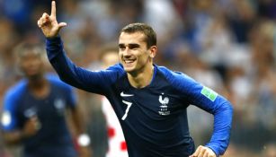 Antonie Griezmann, celebra su anotación frente a Croacia