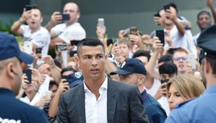 Cristiano Ronaldo, a su llegada al J Medical
