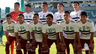 El 11 inicial del Tri Sub 21, en un partido de preparación contra Zacatepec