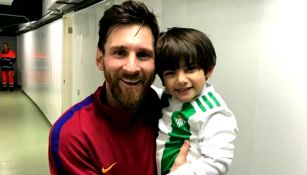 Máximo Guardado conoce a su ídolo, Lionel Messi