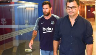 Messi, previo a realizar los exámenes médicos en Barcelona