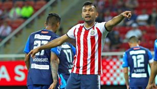 Hedgardo Marín durante un partido de Chivas