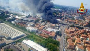 Explosión en carretera de Bolonia, Italia