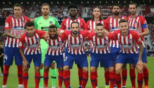 Jugadores titulares del Atlético para un juego