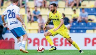 Miguel Layún en un juego del Villarreal