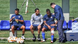 Andrés RenterÍa lesionado durante el entrenamiento del Cruz Azul 