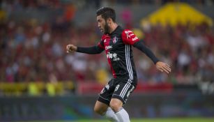 Juan Pablo Vigón durante un partido de Atlas