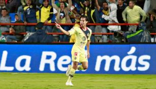 Diego Lainez en festejo de gol en la Jornada 3 