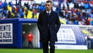 Pedro Caixinha, en el Azteca previo a juego contra Toluca 