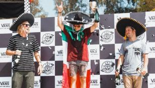 Jason Watts al ganar el Vans BMX Pro Cup