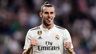 Gareth Bale celebra un triunfo del Real Madrid