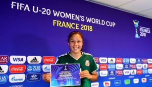 Lizbeth Ovalle presume título como jugadora del México vs Brasil