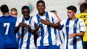 Joao Maleck festeja gol en su paso por el Porto