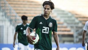 Diego Lainez en el torneo Esperanzas de Toulon