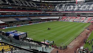 Vista general del Estadio Azteca en un duelo de Cruz Azul