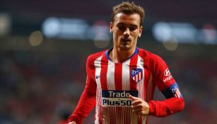 Griezmann durante partido con el Atlético de Madrid 