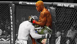 Melvin Guillard durante un combate de UFC