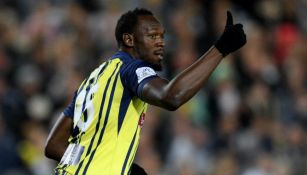 Usain Bolt, en su primer juego con el Central Coast Mariners