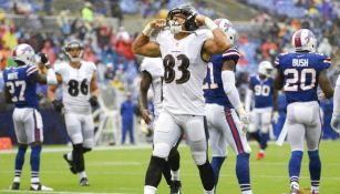 Willie Snead celebra su touchdown