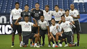 Selección Mexicana durante un entrenamiento en EU