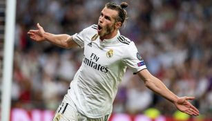 Bale, celebra gol contra la Roma en Champions 