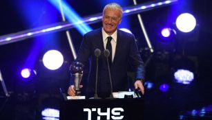 Didier Deschamps tras recibir su premio a mejor entrenador 