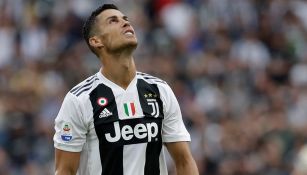 Cristiano Ronaldo se lamenta en juego de la Juventus 