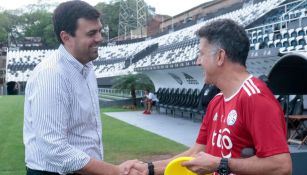 Juan Carlos Osorio en su primer entrenamiento con Paraguay