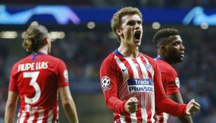 Griezmann festeja gol vs Brujas