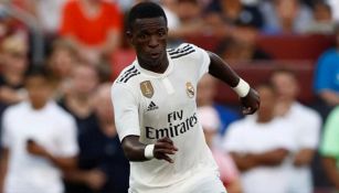 Vinicius en un partido con el Real Madrid 