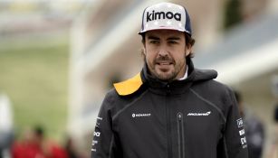 Fernando Alonso previo a una conferencia en Austin