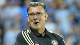 Gerardo Martino durante un entrenamiento con el Atlanta United