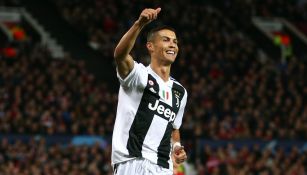 Cristiano celebra un gol con la Juventus