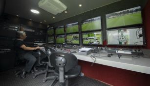 Cabina del VAR durante su presentación