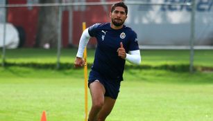 Jair Pereira, en entrenamiento con Chivas 