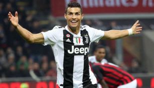 Cristiano festeja anotación con Juventus