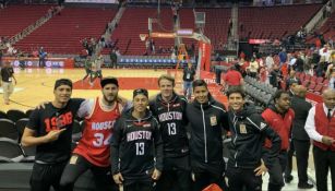 Jugadores de Tigres disfrutan de la NBA 