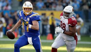 Acciones del encuentro entre Chargers y Cardinals