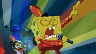 Bob Esponja cantando Sweet Victory