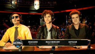 Rulo Mercury, junto a sus compañeros de casteo durante la Final del Circuito Nacional argentino de League of Legends