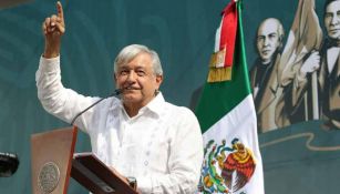 López Obrador, durante una conferencia de prensa