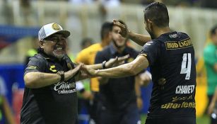Maradona festeja gol de Dorados