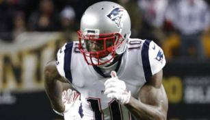 Josh Gordon durante partido de Patriots