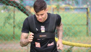 Beto Da Silva durante un entrenamiento con Tigres