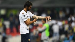 Alejandro Arribas durante un partido con Pumas