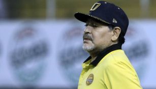 Maradona desde el banquillo de Dorados