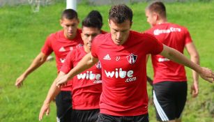 Jugadores del Atlas en un entrenamiento