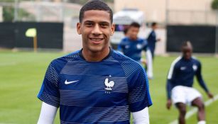 Todibo tras una práctica con la selección de Francia 